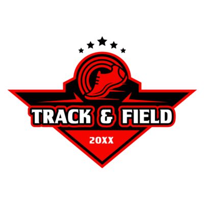 Track & Field Team Logo 07 Miniatura