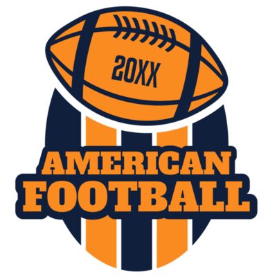 American Football logo 18 Miniatura