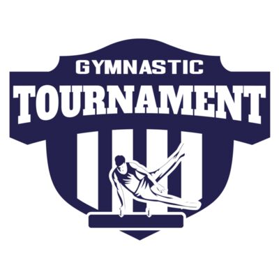 Gymnastic Tournament logo template Miniatura
